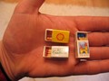 Miniatűr gyufásdobozok